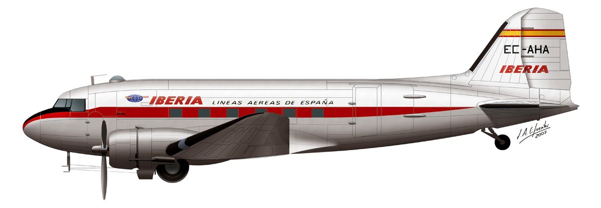 DC-3 – Iberia EC-AHA
