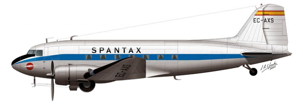 Douglas DC 3 Spantax