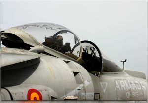 Harrier II Plus de la Novena Escuadrilla de la Armada.