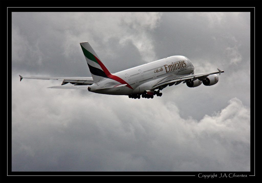 Airbus A380-861 (A6-EDM) de Emirates.
