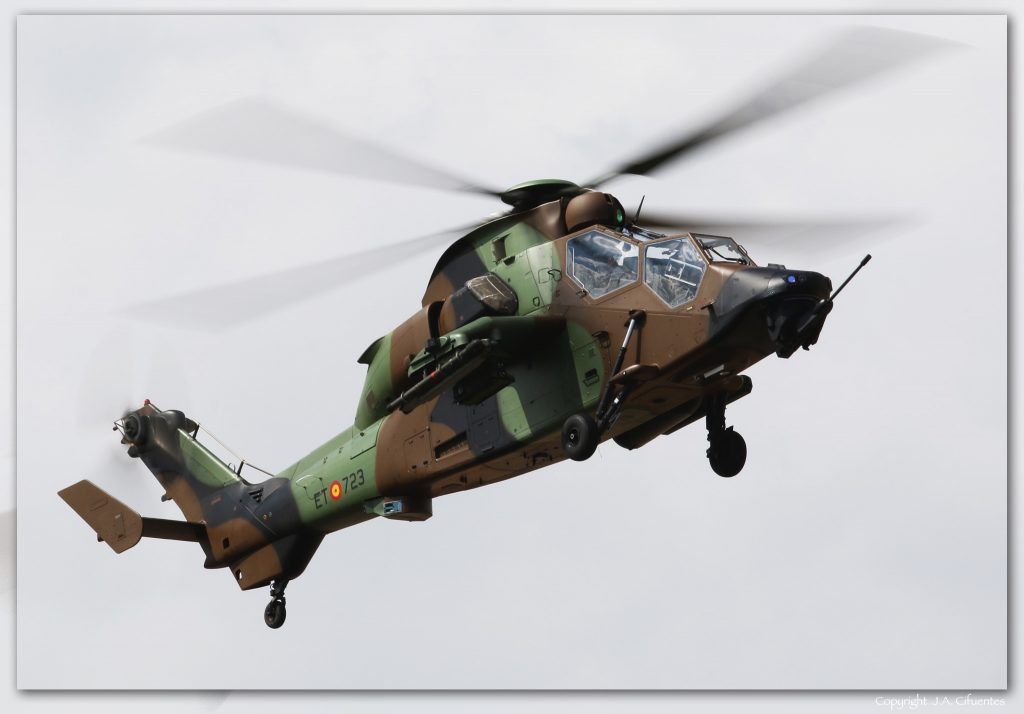 Eurocopter EC665 Tigre de las FAMET del Ejercito de Tierra.