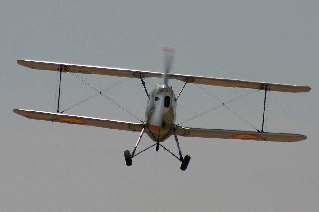 CASA (Bücker) C1.131 Jungmann de la Fundación Aérea de la Comunidad Valenciana.