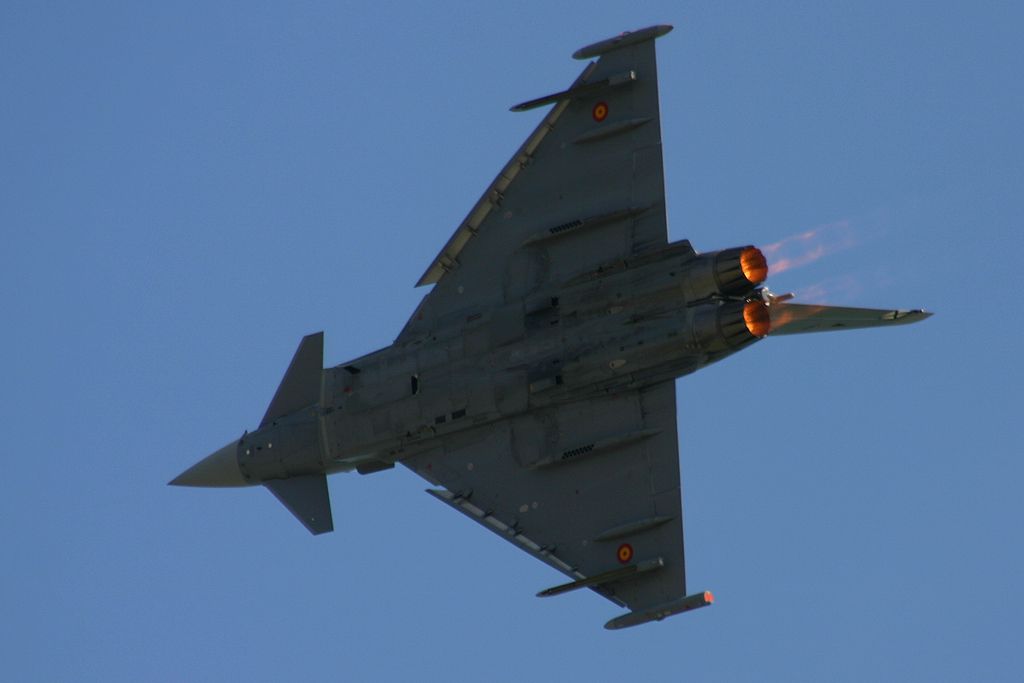 Eurofighter Typhoon del Ala 11 del Ejercito del Aire.