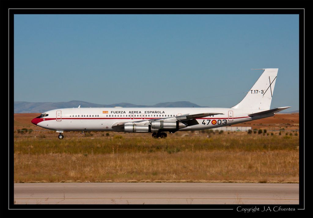 Boeing 707-368C (T.17-3 / 47-03) del Ejercito del Aire.