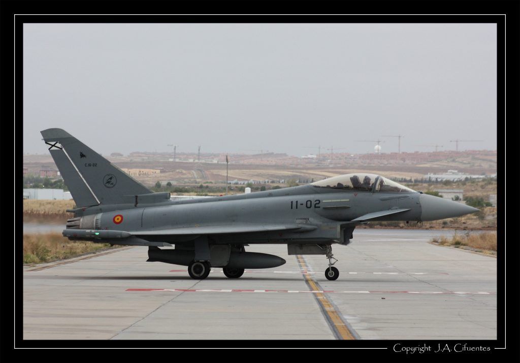 Eurofighter "Typhoon" del Ala 11 del Ejercito del Aire