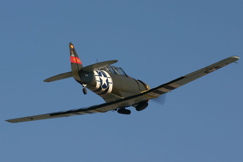 North American T6-G Texan de la Fundación Aérea de la Comunidad Valenciana