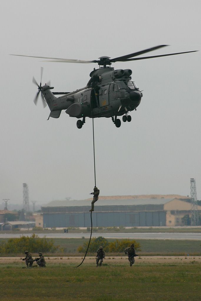 Eurocopter SA.332 "Super Puma" del Ejercito del Aire