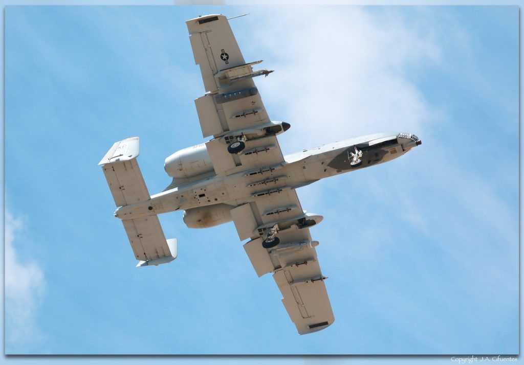 Fairchild Aviation A-10C Thunderbolt II de la Reserva de la Fuerza Aérea de Estados Unidos.