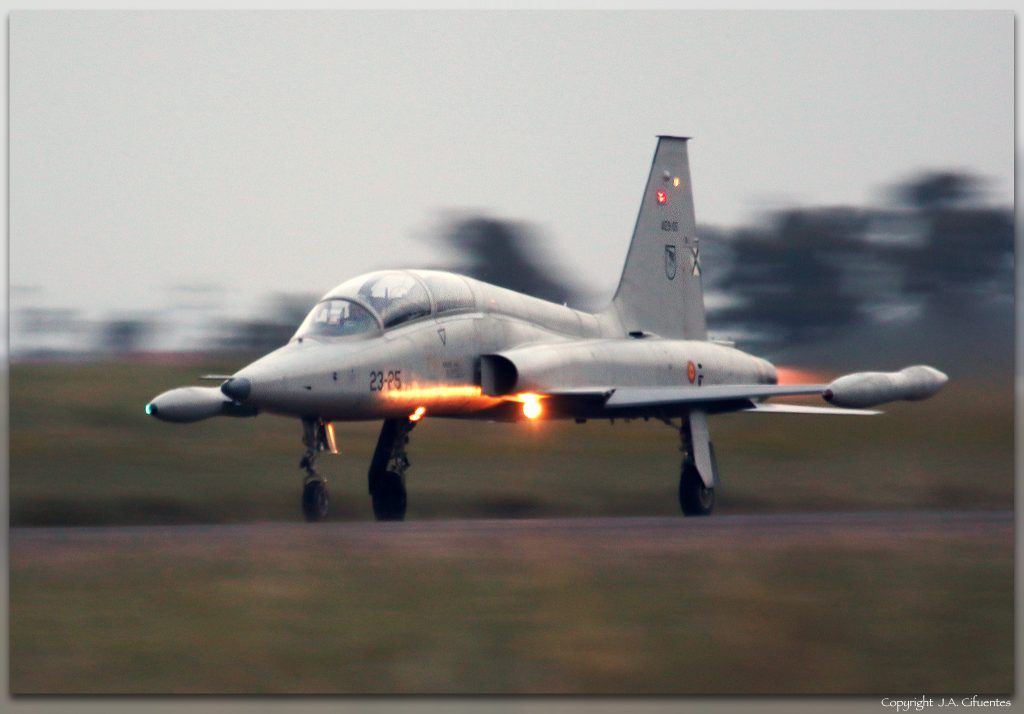 Northrop F-5M del Ala 23 del del Ejército del Aire y del Espacio.