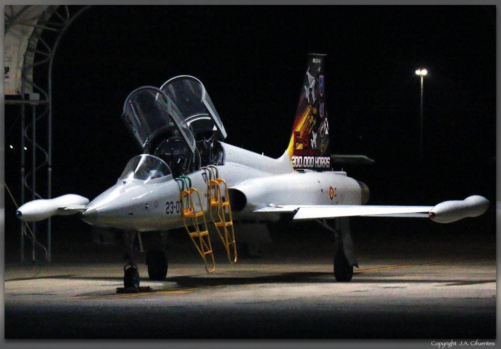 Northrop F-5M del Ala 23 del Ejército del Aire y del Espacio.