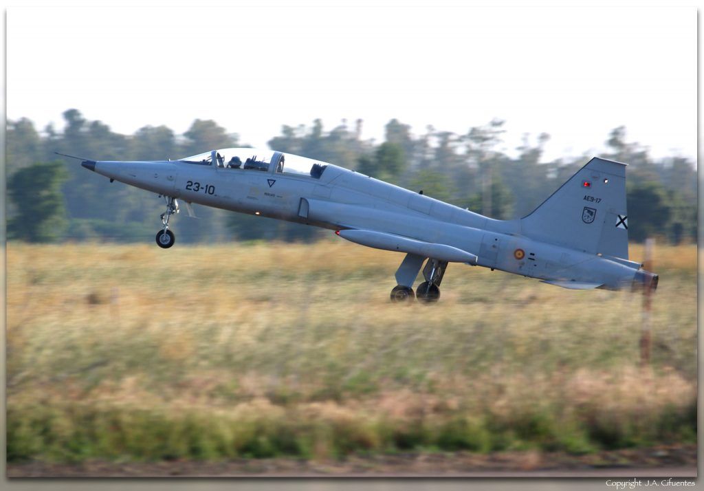 Northrop F-5M del Ala 23 del Ejército del Aire y del Espacio.